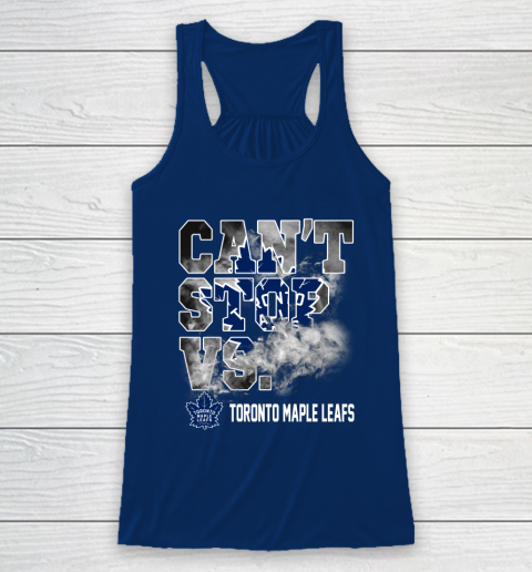 NHL Toronto Maple Leafs Hockey Can't Stop Vs Racerback Tank 7 NHL Toronto Maple Leafs Hockey Can't Stop Vs Racerback Tank - Image 7