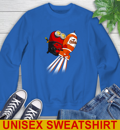 MLB Baseball Baltimore Orioles Deadpool Minion Marvel Shirt Sweatshirt 11