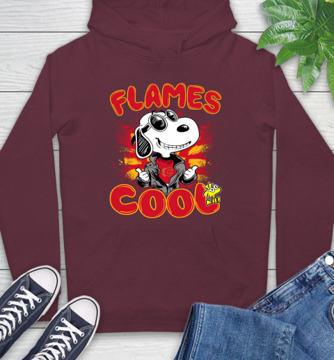 NHL Hockey Calgary Flames Cool Snoopy Shirt Hoodie 6