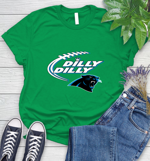 NFL Carolina Panthers Dilly Dilly Football Sports Women's T-Shirt 6
