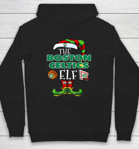 Boston Celtics Christmas ELF Funny NBA Hoodie