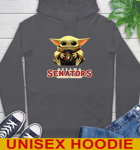 NHL Hockey Ottawa Senators Star Wars Baby Yoda Shirt 19