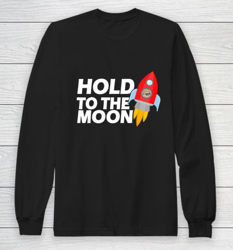 Hold To the Moon GME short squeeze Hedge fun WallStreetBet Long Sleeve T-Shirt