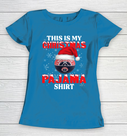 Washington Wizards This Is My Christmas Pajama Shirt NBA Women's T-Shirt 6
