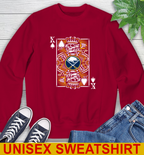Buffalo Sabres NHL Hockey The King Of Spades Death Cards Shirt Sweatshirt 9