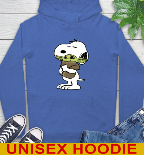 Snoopy Hugging Baby Yoda Shirt 21