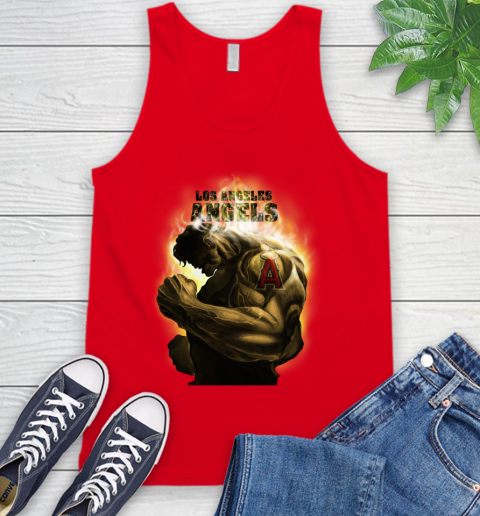 Los Angeles Angels MLB Baseball Hulk Marvel Avengers Sports Tank Top 5