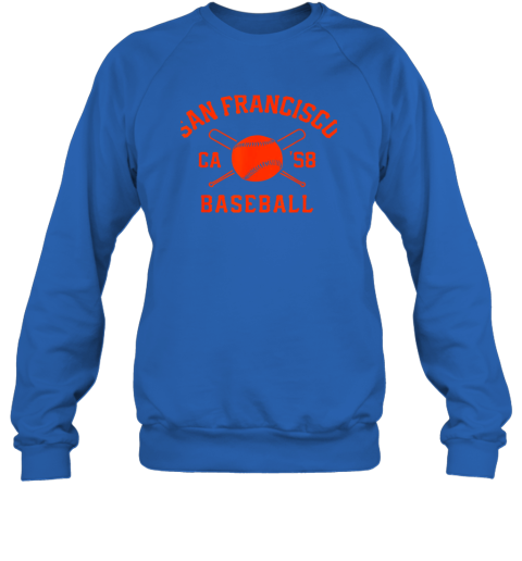 kph0 san francisco baseball vintage sf the city cali retro gift sweatshirt 35 front royal