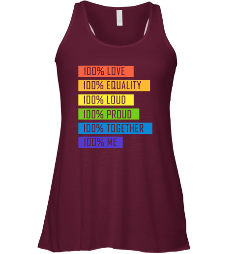 ix8e 100 love equality loud proud together 100 me lgbt flowy tank 32 front maroon