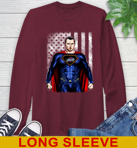 NBA Basketball Cleveland Cavaliers Superman DC Shirt Long Sleeve T-Shirt 8 NBA Basketball Cleveland Cavaliers Superman DC Shirt Long Sleeve T-Shirt - Image 8