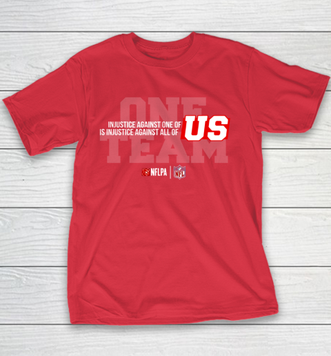 NFL End Racism Print In Front And Back Youth T-Shirt 7