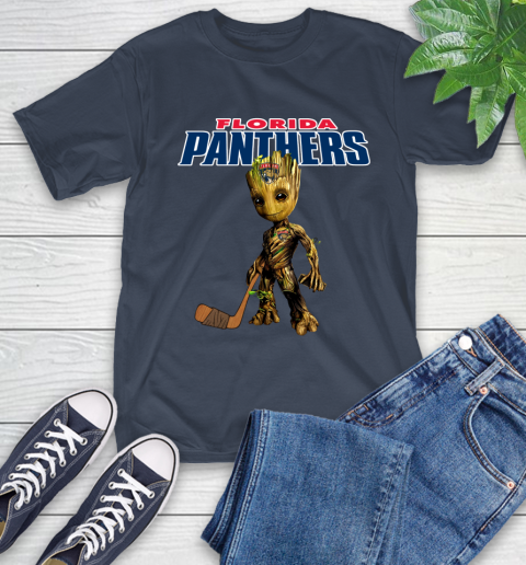 Florida Panthers NHL Hockey Groot Marvel Guardians Of The Galaxy T-Shirt 4