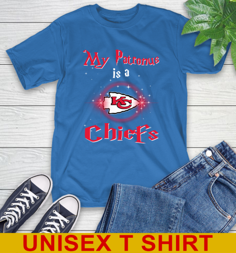 NFL Football Harry Potter My Patronus Is A Kansas City Chiefs T-Shirt 11