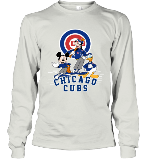 Chicago Cubs Womens Blue Boyfriend LS Tee  Chicago shirts, Chicago cubs, Chicago  cubs tshirt