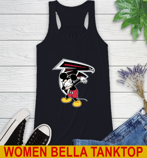 Atlanta Falcons NFL Football Dabbing Mickey Disney Sports Racerback Tank 10
