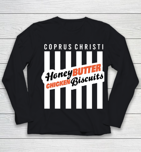 Honey Butter Chicken Biscuit Youth Long Sleeve