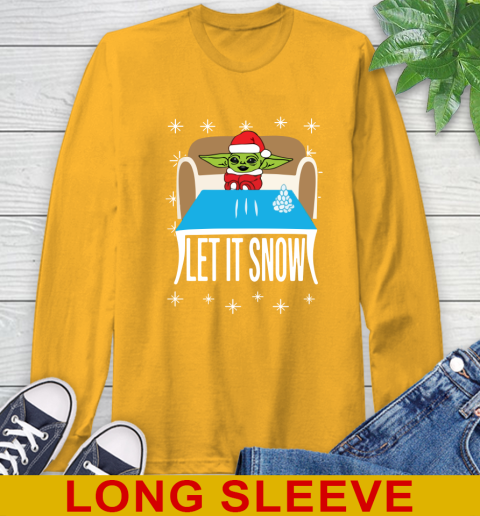 Christmas Baby Yoda And Cocaine Let It Snow Star Wars Shirts 56
