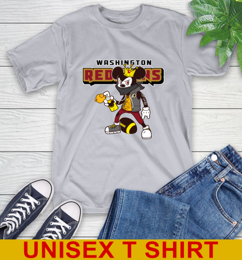 Washington Redskins NFL Football Mickey Peace Sign Sports T-Shirt 6