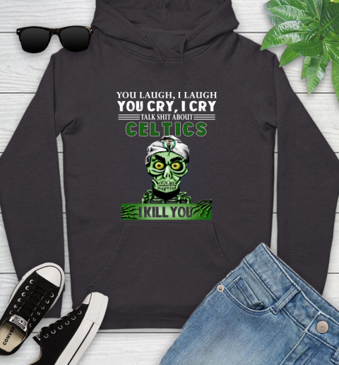 NBA Talk Shit About Boston Celtics I Kill You Achmed The Dead Terrorist Jeffrey Dunham Basketball Youth Hoodie 8