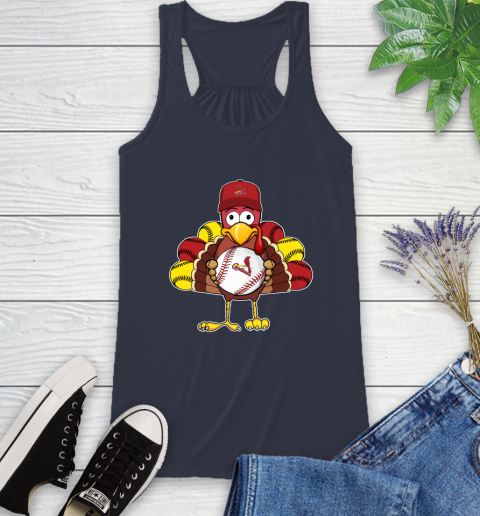 St.Louis Cardinals Turkey thanksgiving Racerback Tank 12