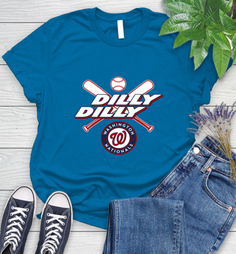 MLB Washington Nationals Dilly Dilly Baseball Sports Women's T-Shirt 7