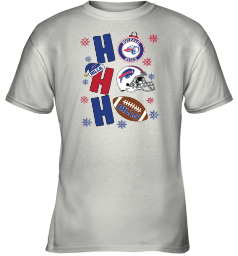 Buffalo Bills Hohoho Santa Claus Christmas Football NFL Youth T-Shirt