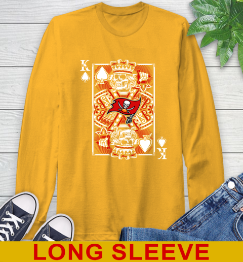 Tampa Bay Buccaneers NFL Football The King Of Spades Death Cards Shirt Long Sleeve T-Shirt 2