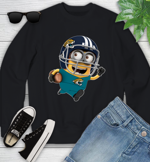 NFL Jacksonville Jaguars Minions Disney Football Sports Youth Sweatshirt 2