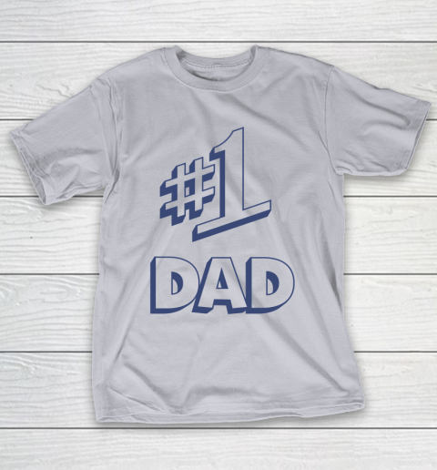 Number 1 Dad #1 Dad T-Shirt 4