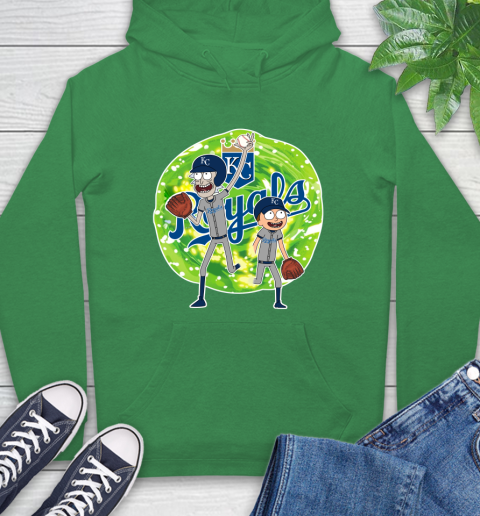 MLB Kansas City Royals Rick And Morty Baseball Sports Hoodie 8