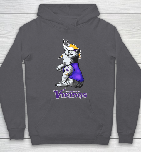NFL Football My Cat Loves Minnesota Vikings Hoodie 4