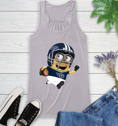 NFL Tennessee Titans Minions Disney Football Sports Racerback Tank 5