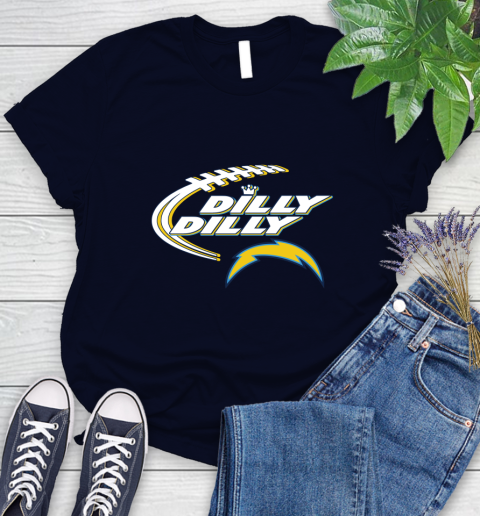 NFL Los Angeles Chargers Dilly Dilly Football Sports Women's T-Shirt 3