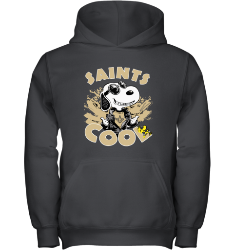 New Orleans Saints Snoopy Joe Cool We're Awesome Youth Hoodie