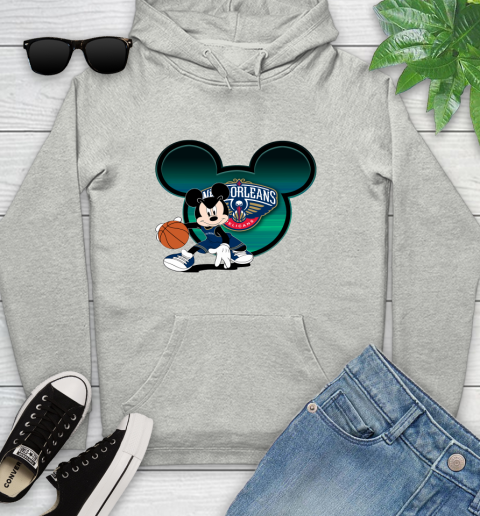 NBA New Orleans Pelicans Mickey Mouse Disney Basketball Youth Hoodie