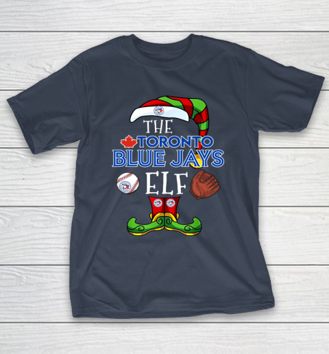 Toronto Blue Jays Christmas ELF Funny MLB T-Shirt 3