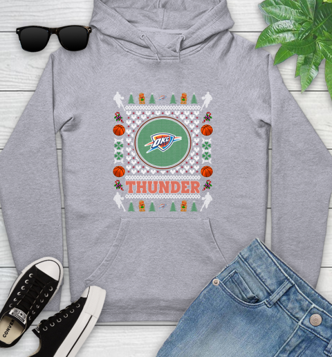 Oklahoma City Thunder Merry Christmas NBA Basketball Loyal Fan Ugly Shirt 140