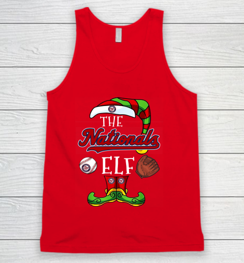 Washington Nationals Christmas ELF Funny MLB Tank Top 5
