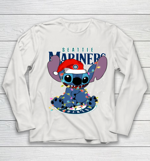 Seattle Mariners MLB noel stitch Baseball Christmas Youth Long Sleeve 8