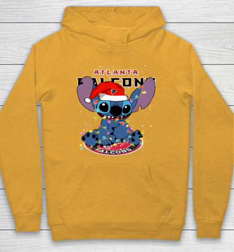 Atlanta Falcons NFL Football noel stitch Christmas Hoodie 2