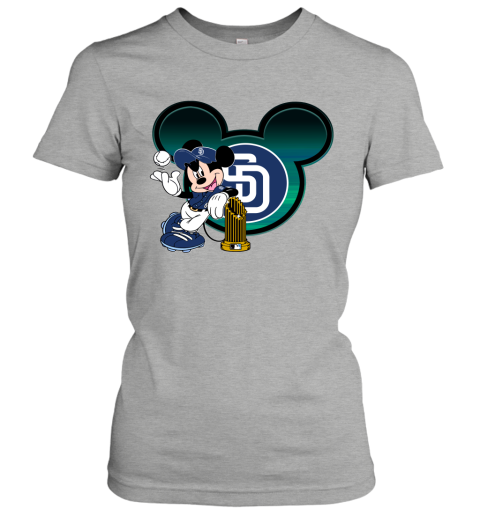 MLB San Diego Padres Mickey Mouse Donald Duck Goofy Baseball T