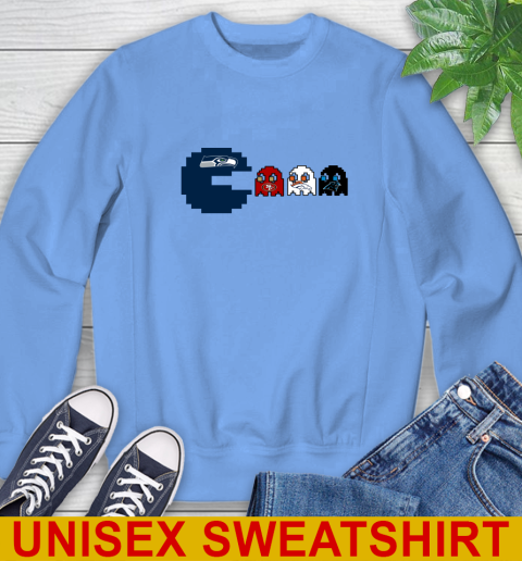 Seattle Seahawks NFL Football Pac Man Champion Sweatshirt 11