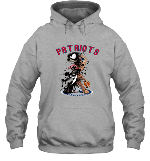 NFL New England Patriots Football Venom Groot Guardians Of The Galaxy YVHnLmQXCB0 hoodie 23 95 151514 front sport grey