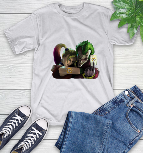 Indiana Pacers NBA Basketball Joker Harley Quinn Suicide Squad T-Shirt 12