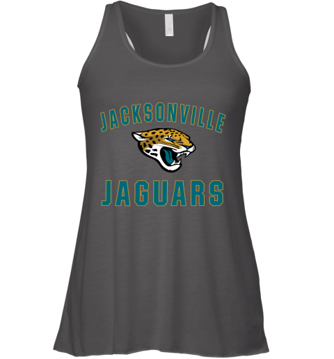 Jacksonville Jaguars Nfl Line By Fanatics Branded Vintage Victory Racerback Tank