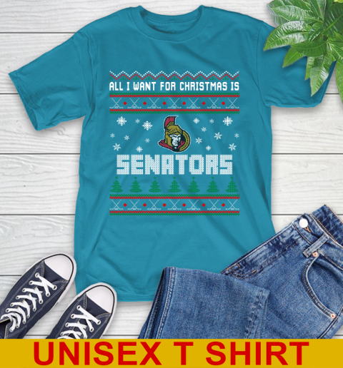 Ottawa Senators NHL Hockey All I Want For Christmas Is My Team Sports 9