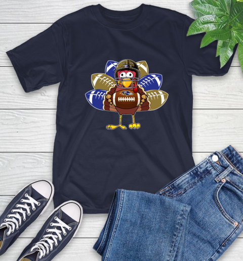 Baltimore Ravens Turkey Thanksgiving Day T-Shirt 4