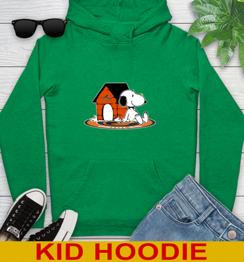 MLB Baseball Baltimore Orioles Snoopy The Peanuts Movie Shirt Youth Hoodie 8