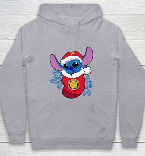 Pittsburgh Pirates Christmas Stitch In The Sock Funny Disney MLB Youth Hoodie 5