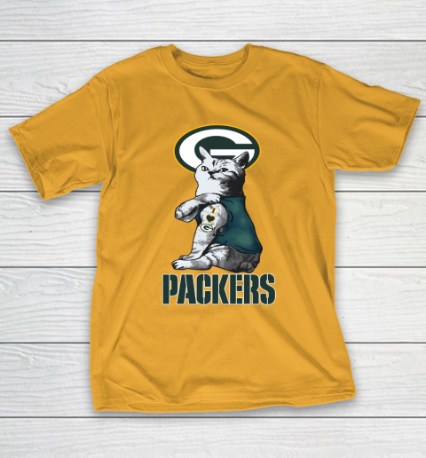 NFL Football My Cat Loves Green Bay Packers T Shirt